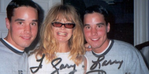 Goldie Hawn on the set of Mary Jane's Last Dance