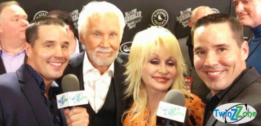 Singers and Actors Dolly Pardon and Kenny Rogers